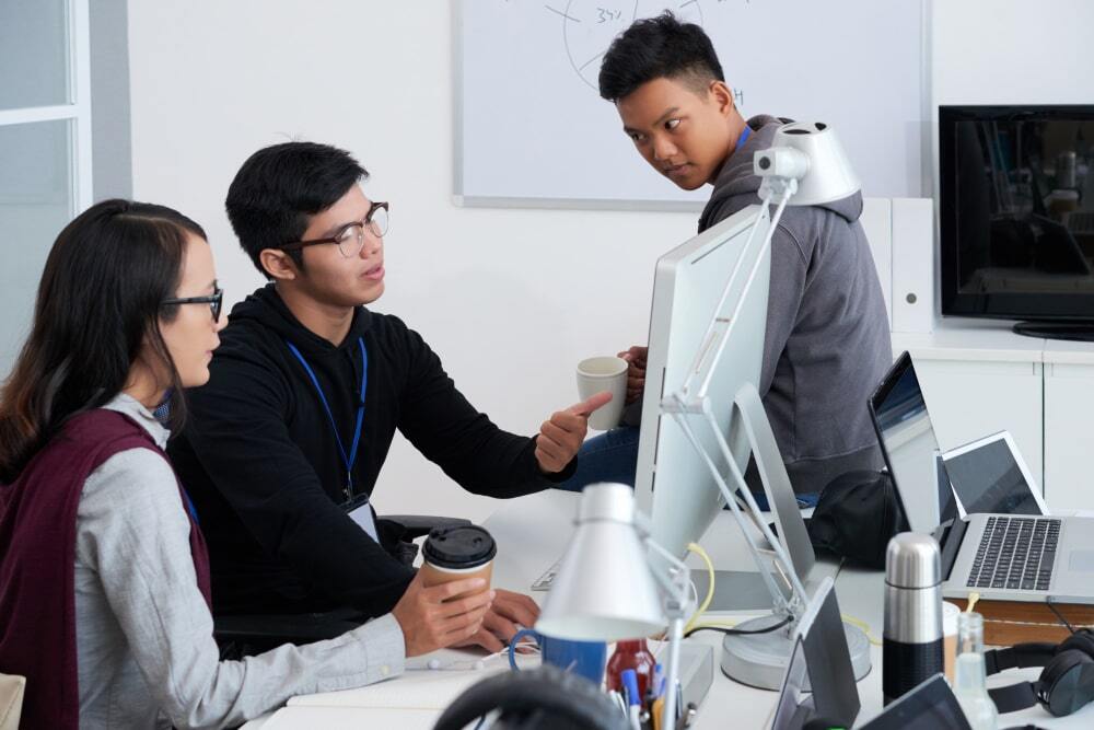(A marketing manager pointing out how beneficial hiring a marketing automation agency can be to the client) Benefits of Hiring a Marketing Automation Agency