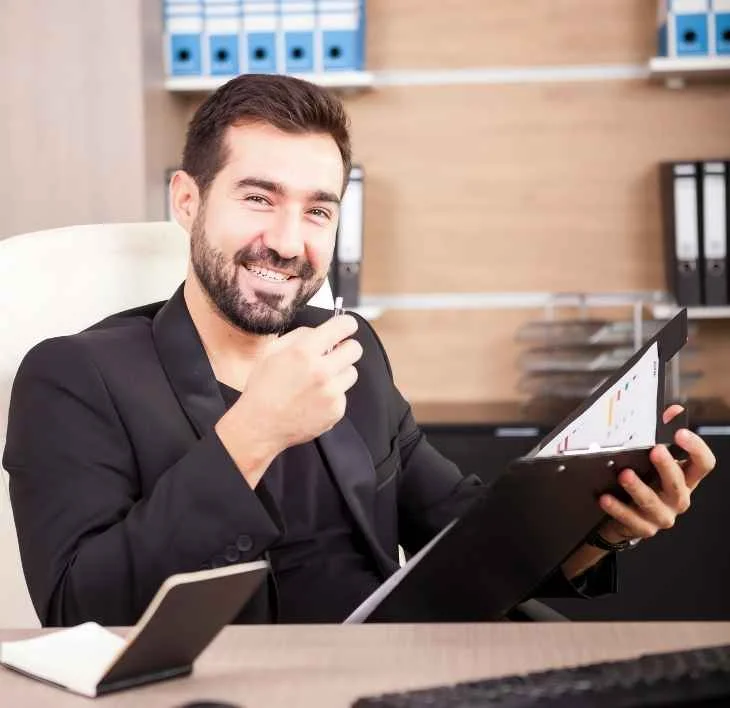 Business Owner in office Business Owner in office